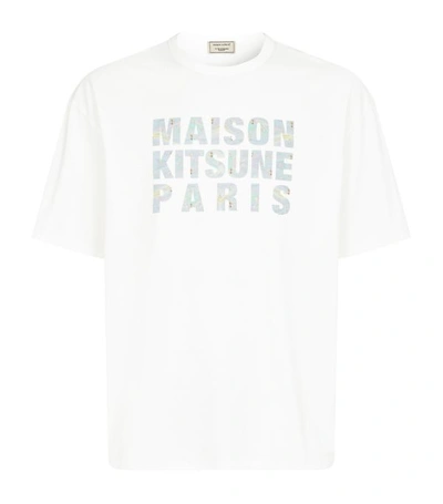 Shop Maison Kitsuné Cotton Logo T-shirt