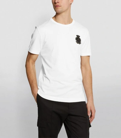 Shop Dolce & Gabbana Crown Appliqué T-shirt