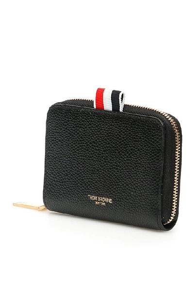 Shop Thom Browne Slim Short Wallet In Black
