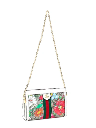 Shop Gucci Ophidia Small Shoulder Bag In Multi