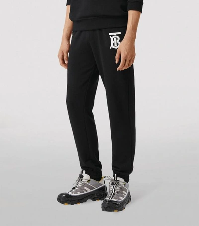 Shop Burberry Tb Monogram Sweatpants