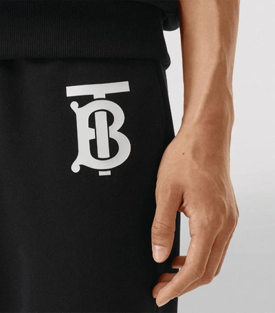 Shop Burberry Tb Monogram Sweatpants