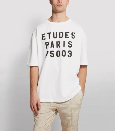 Shop Etudes Studio Stencil Logo T-shirt