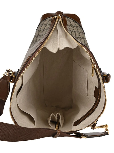 Shop Gucci 1955 Horsebit Duffle Bag In Brown