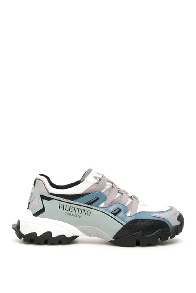 Shop Valentino Climbers Chunky Sole Sneakers In Multi