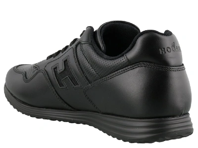 Hogan Olympia X H205 Leather Sneakers In Black | ModeSens