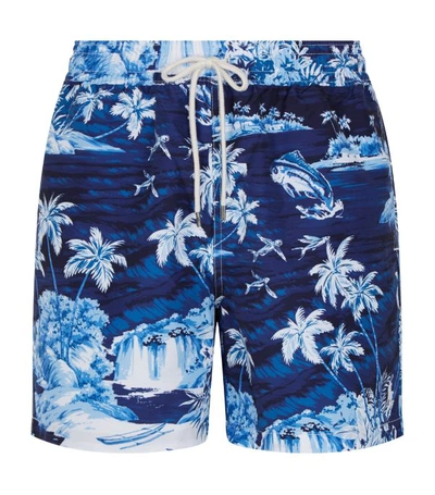 Shop Polo Ralph Lauren Tropical Print Swim Shorts