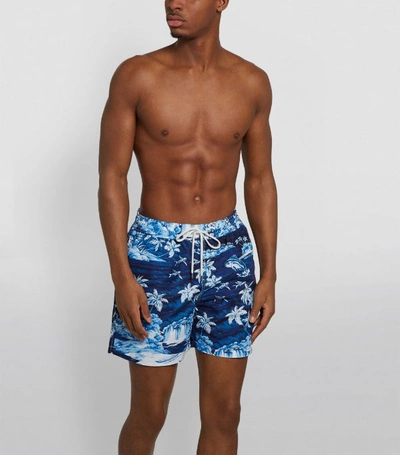 Shop Polo Ralph Lauren Tropical Print Swim Shorts