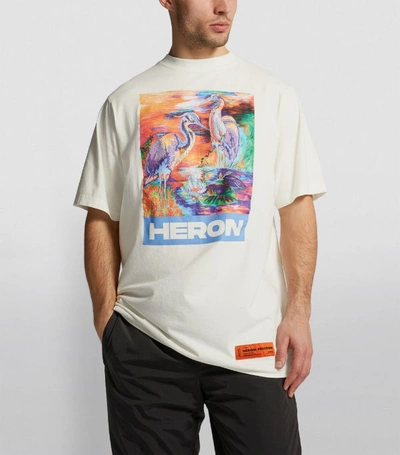 Shop Heron Preston Multicoloured Heron T-shirt