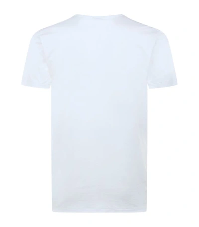 Shop Zimmerli 172 Pure Comfort V-neck T-shirt In White