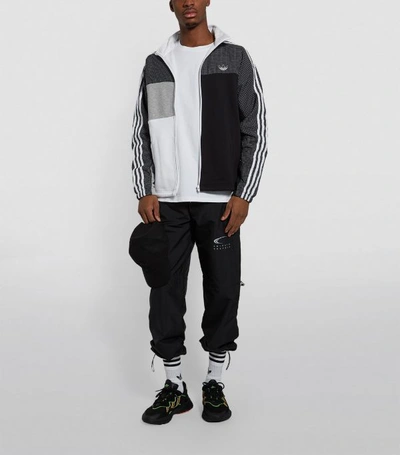 Shop Adidas Originals Grid Block Windbreaker Jacket