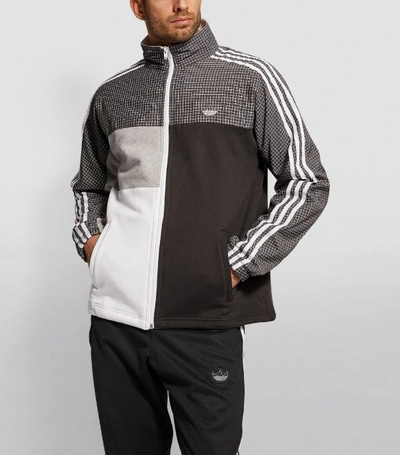 Shop Adidas Originals Grid Block Windbreaker Jacket