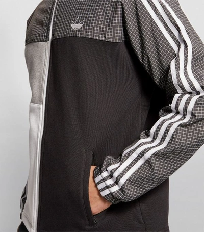 Shop Adidas Originals Grid Block Windbreaker Jacket