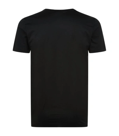Shop Zimmerli 172 Pure Comfort Round Neck T-shirt In Black