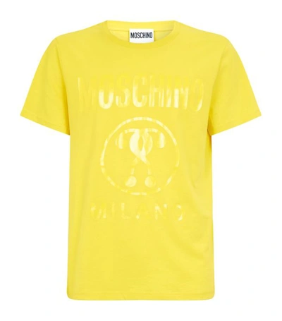 Shop Moschino Double Question Mark Logo T-shirt