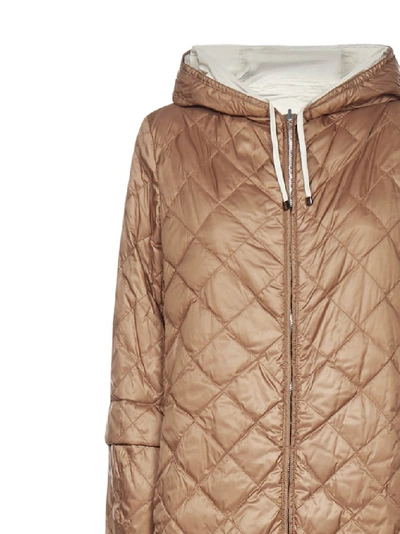 Shop Max Mara The Cube Reversible Car Coat In Brown