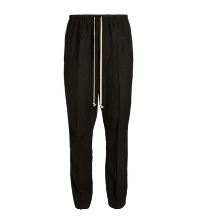 Shop Rick Owens Astaires Drawstring Trousers