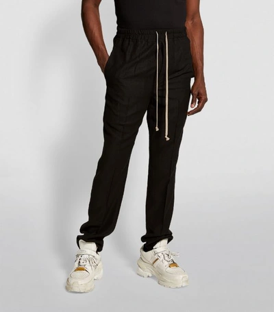 Shop Rick Owens Astaires Drawstring Trousers