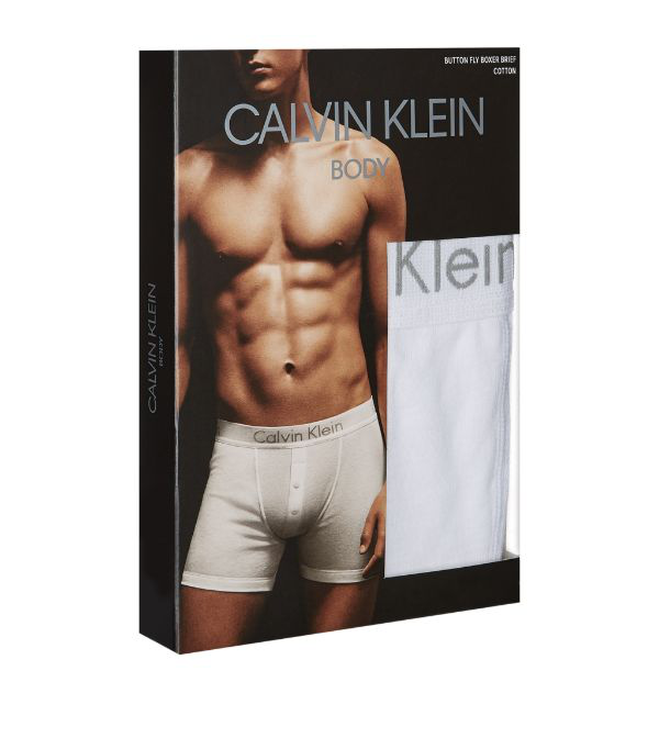calvin klein button boxer shorts
