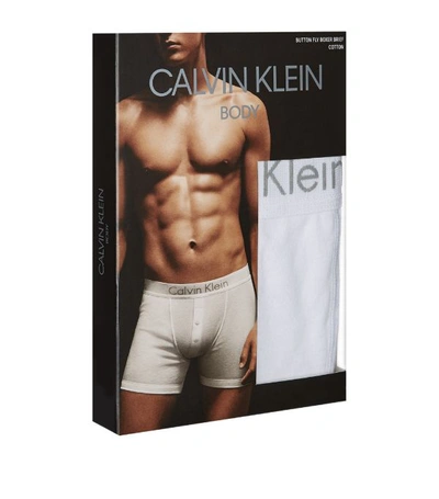 Shop Calvin Klein Button Fly Boxer Briefs