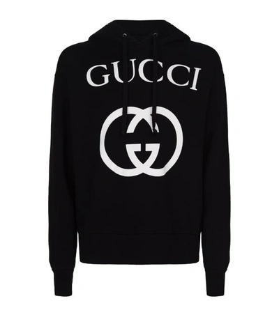 Shop Gucci Logo Hoodie