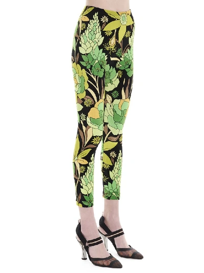 Shop Fendi Dream Garden Leggings In Multi