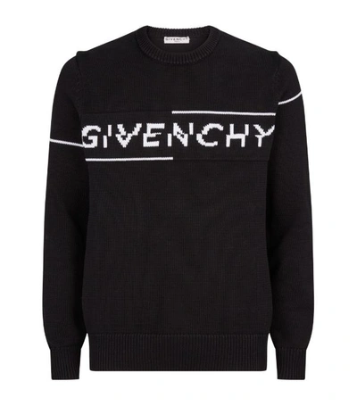 Shop Givenchy Logo Knit Sweater