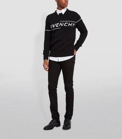 Shop Givenchy Logo Knit Sweater