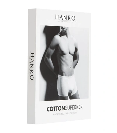 Shop Hanro Cotton Superior Trunks In White