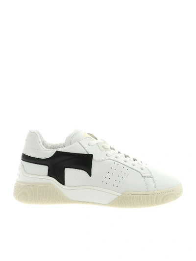 Shop Tod's Maxi T Sneakers In White