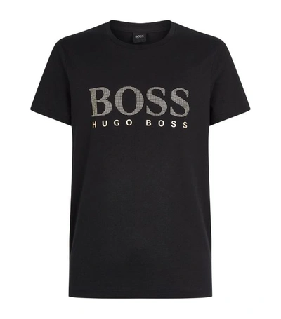 Shop Hugo Boss Boss Metallic Logo Sun Shirt