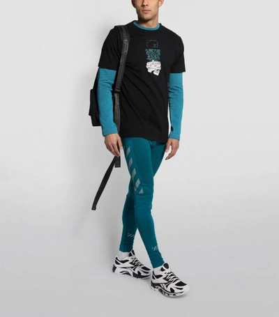 Shop Off-white Logo Running Tights