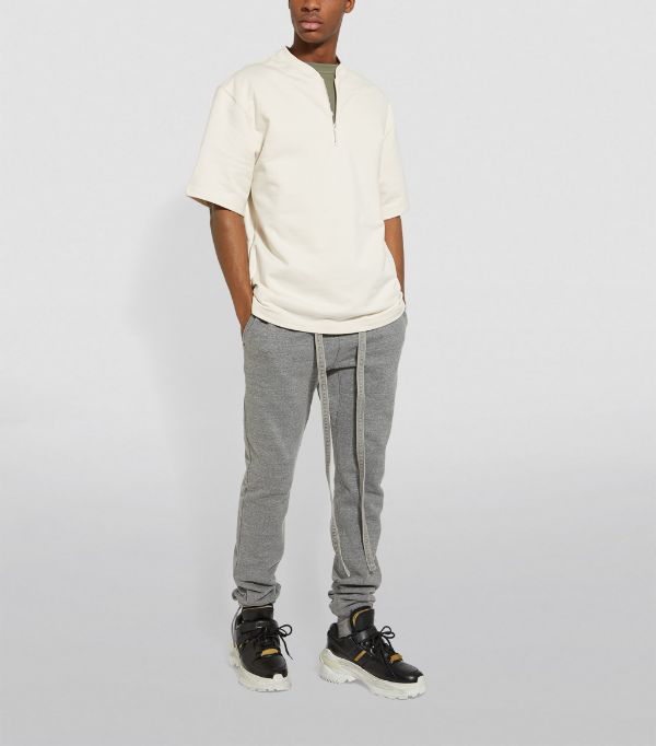 fear of god half zip henley