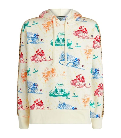 Shop Gucci X Disney All-over Print Hoodie