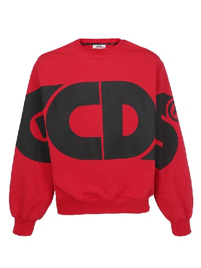 Shop Gcds Logo Sweatshirt In Red