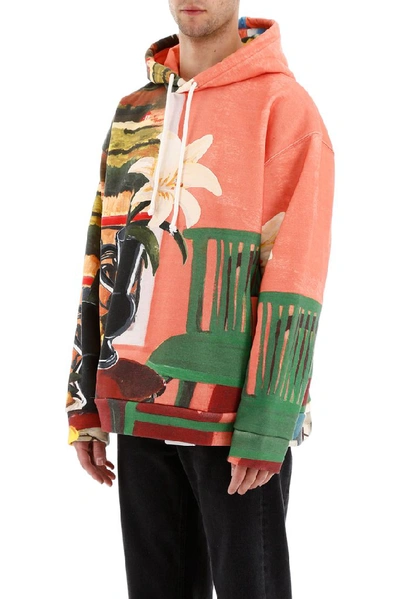 Shop Jacquemus Printed Hoodie In Multi