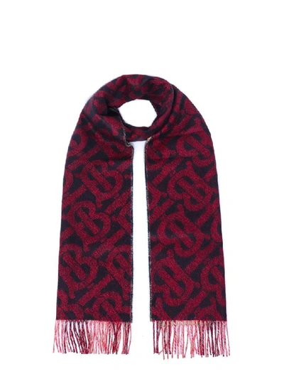 Shop Burberry Monogram Check Scarf In Multi