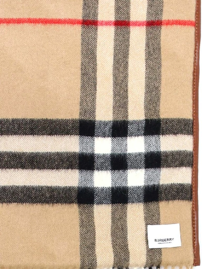 Shop Burberry Quilted Vintage Check Scarf In Multi