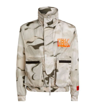 Shop Heron Preston Camouflage Windbreaker Jacket