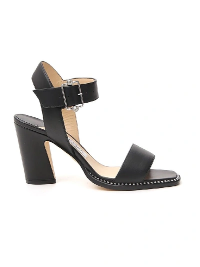 Shop Jimmy Choo Minase Sandals In Black