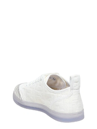 Shop Fendi Panelled Low In White