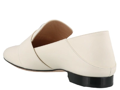 Shop Bally Janelle Loafers In White