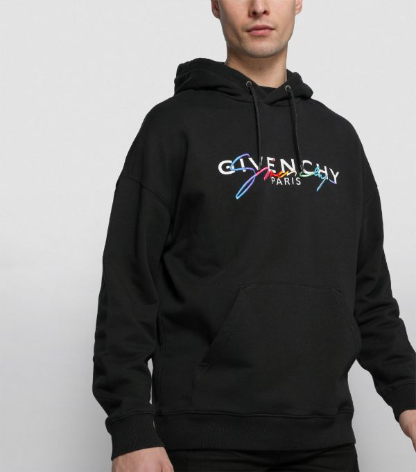Givenchy Rainbow Signature Logo Hoodie | ModeSens