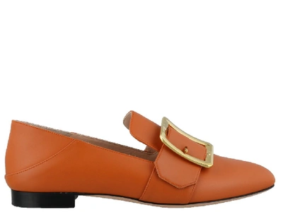 Shop Bally Janelle Loafers In Orange