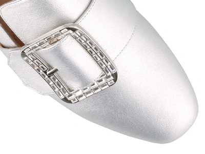 Shop Bally Janelle Loafers In Silver
