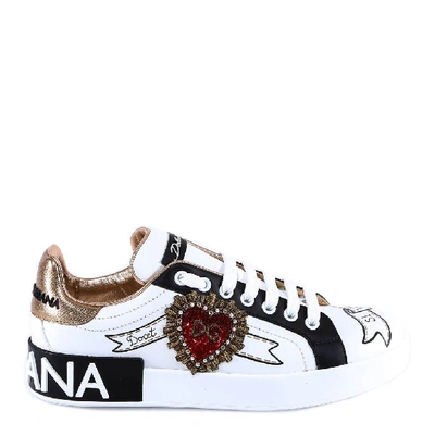 Shop Dolce & Gabbana Portofino Sneakers In Multi