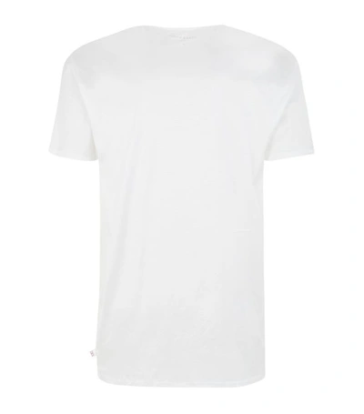 Shop Derek Rose Lewis Cotton T-shirt