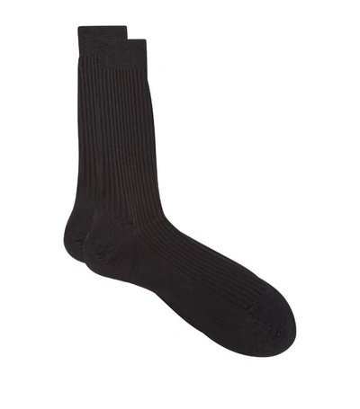 Shop Pantherella Silk Baffin Socks