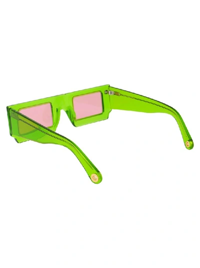 Shop Jacquemus Les Lunettes Soleil Sunglasses In Green