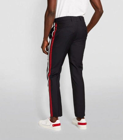 Shop Valentino Stripe Trousers